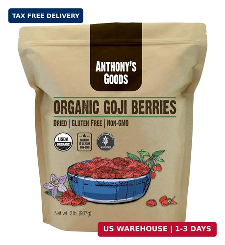 Anthony organic goji - anthony's,